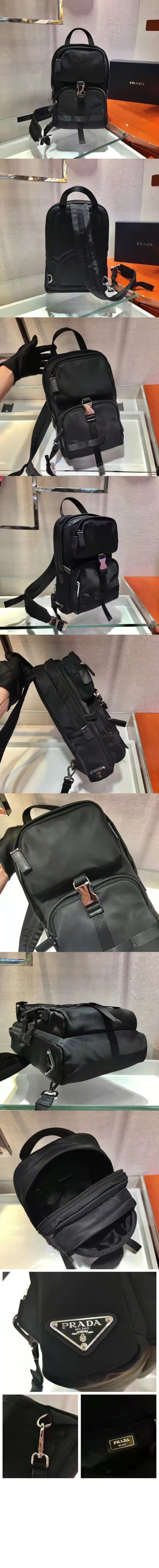 프라다 스몰 공용 슬링백 2VZ013