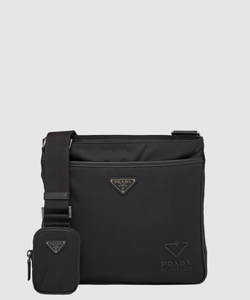 프라다 리나일론 및 사피아노 숄더백 2VH118