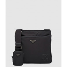프라다 리나일론 및 사피아노 숄더백 2VH118