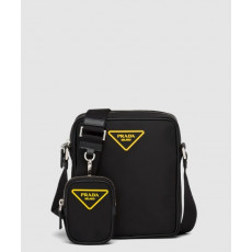 프라다 리나일론 및 사피아노 숄더백 2VH112