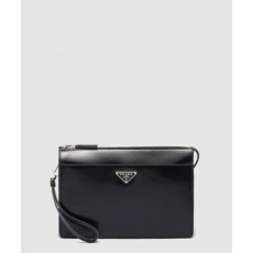프라다 브러시드 클러치 2VF032