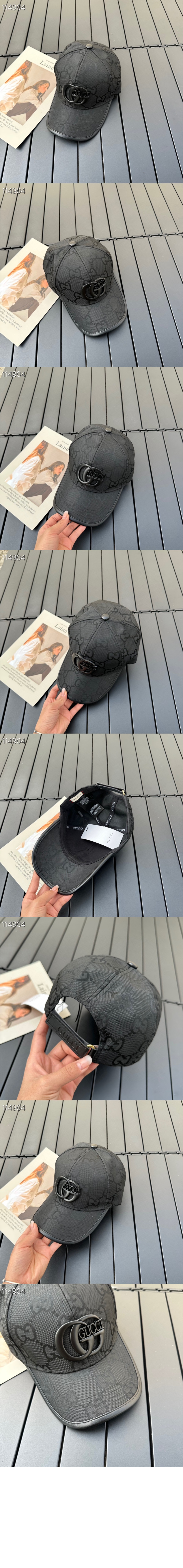 구찌 GG 데님 베이스볼 캡 658246