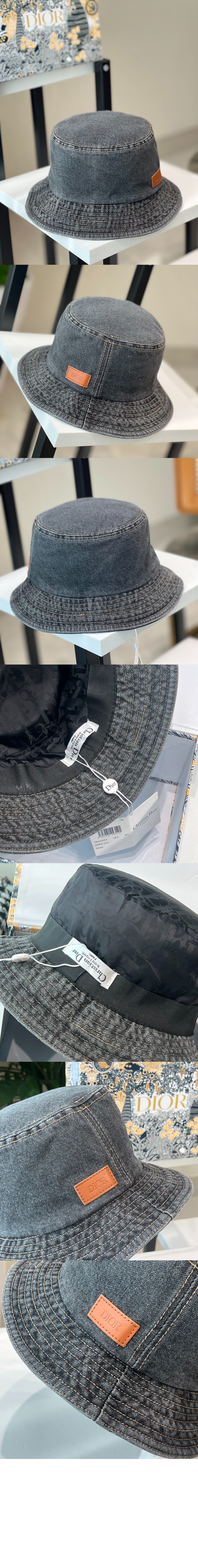 디올 데님 버킷햇 293C9