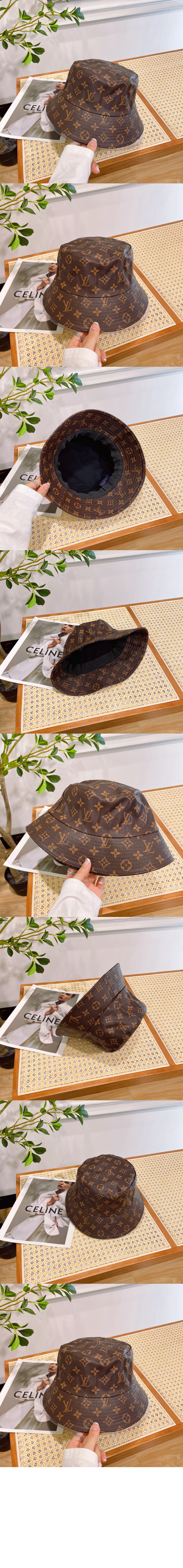 루이비통 가죽 버킷햇 M56871