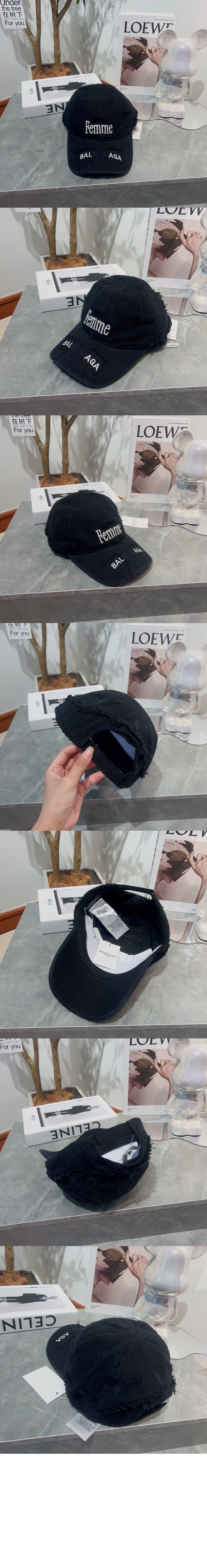 발렌시아가 베이스볼 캡 254647