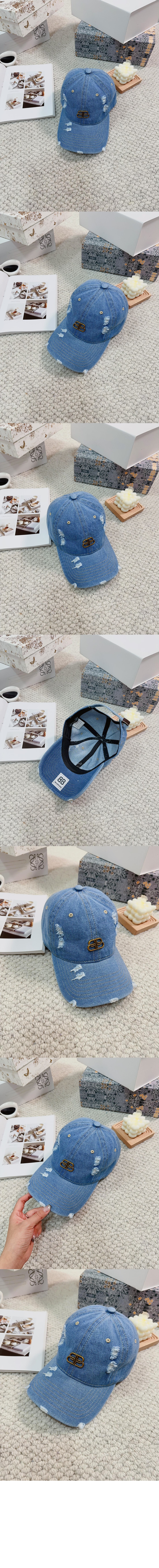 발렌시아가 데님 베이스볼 캡 569835