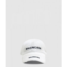 발렌시아가 더블 로고 베이스볼 캡 744273