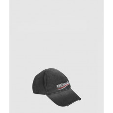 발렌시아가 로고 자수 빈티지 베이스볼 캡 673320