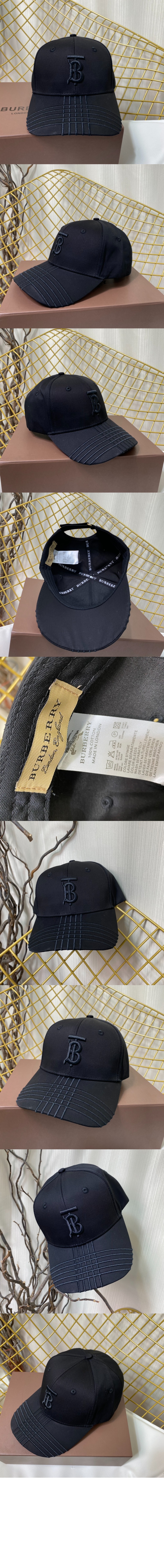 버버리 베이스볼 캡 8048654