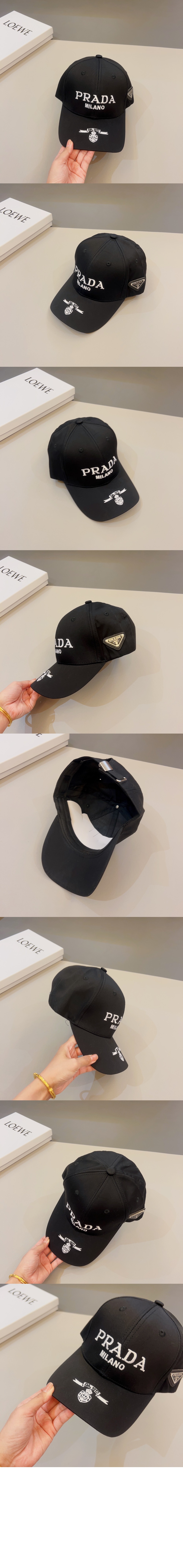 프라다 베이스볼 캡 1HC538