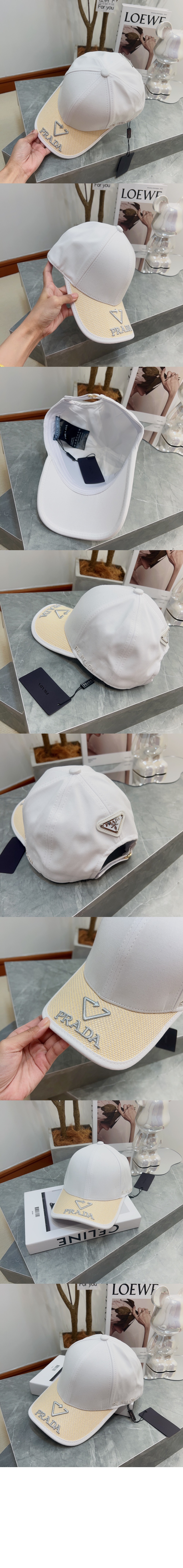 프라다 베이스볼 캡 1HC845