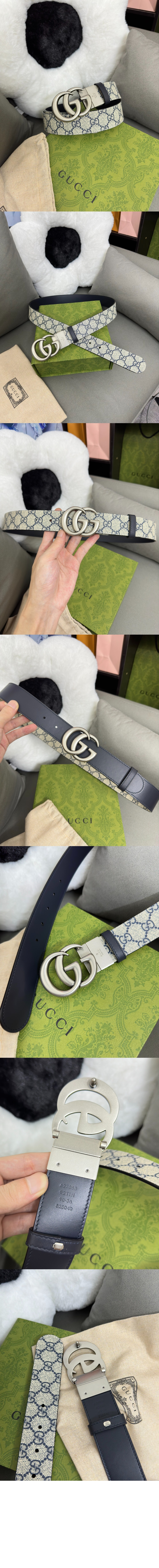 구찌 GG 마몽리버서블 벨트 627055