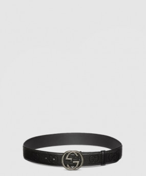 구찌 인터로킹 G 버클 벨트 774153