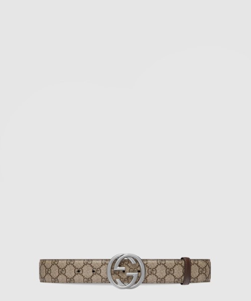 구찌 인터로킹 G 버클 벨트 774153