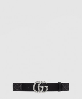 구찌 GG 마몬트 와이드 벨트 400593