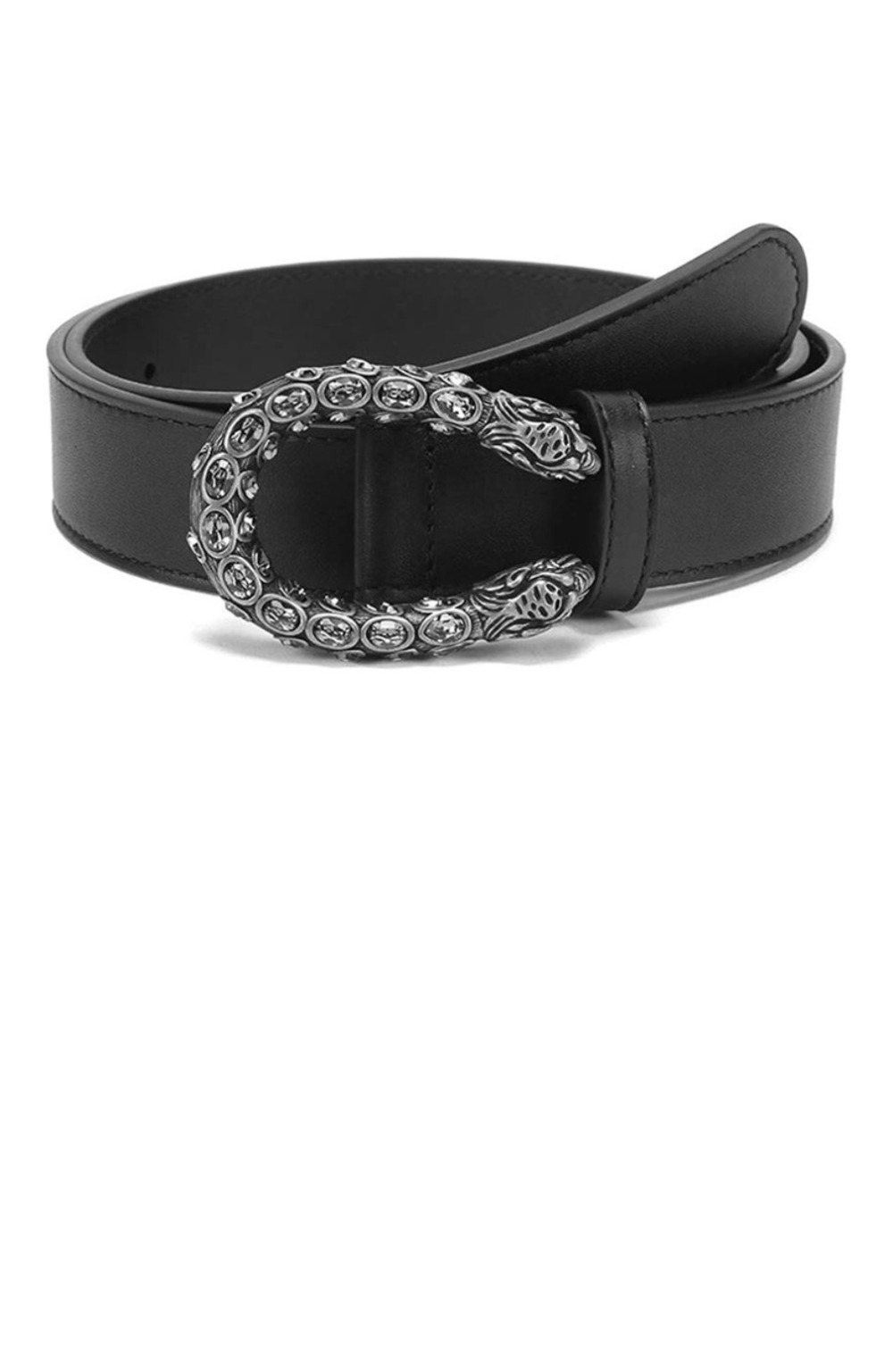 구찌 버클 동물 패턴 벨트 432142