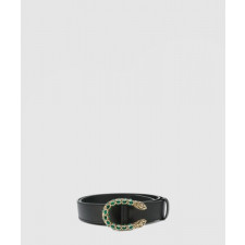 구찌 버클 동물 패턴 벨트 432142