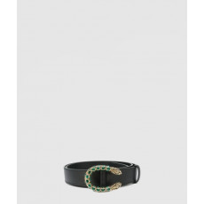 구찌 버클 동물 패턴 벨트 432142