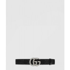 구찌 GG 마몽 엠보스 레더 벨트 406831