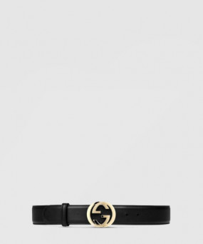 구찌 G버클 가죽 벨트 370543