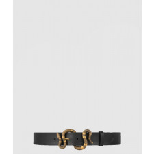 구찌 스네이크 버클 가죽 벨트 458935