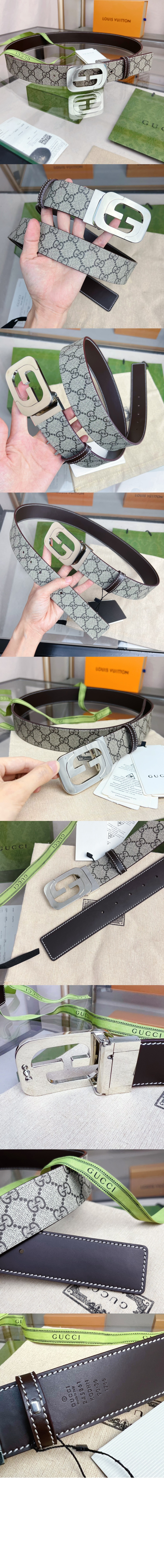 구찌 와이드 벨트 245861