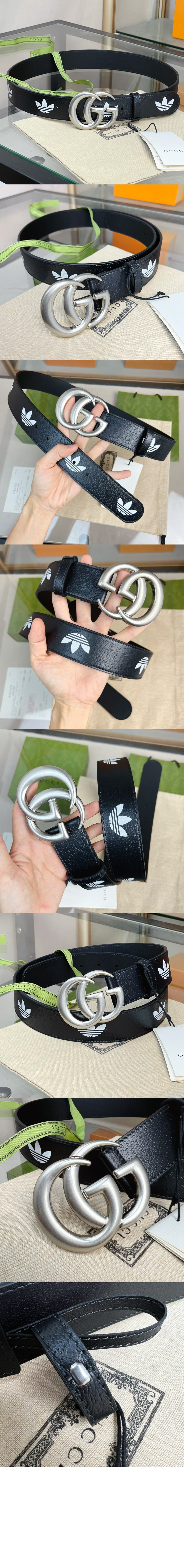 구찌 x 아디다스 x 구찌 트레포일 벨트 406831