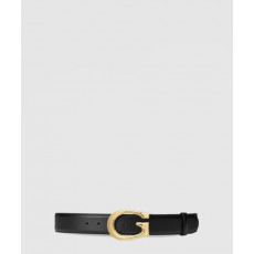 구찌 G 버클 레더 벨트 655567