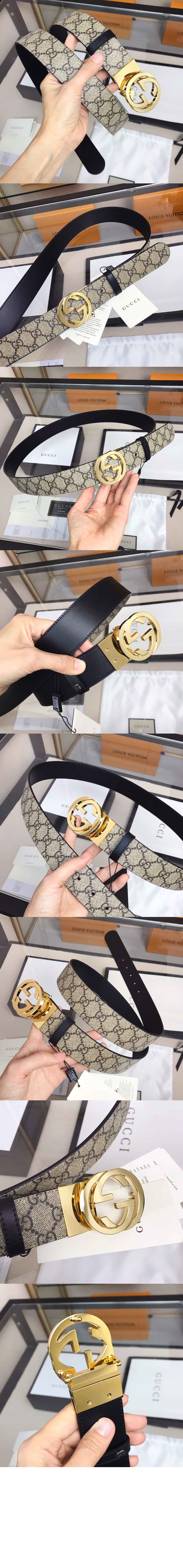 구찌 GG 수프림 벨트 473030