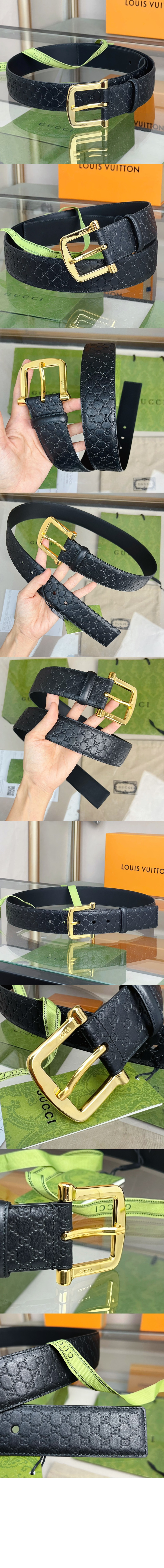 구찌 엠보싱 벨트 449716