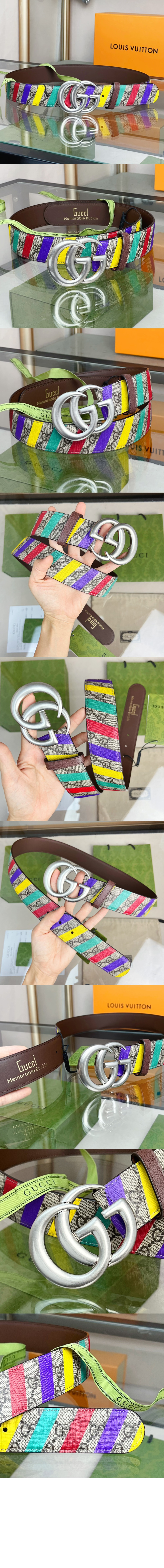 구찌 더블 G 그래피티 벨트 709985