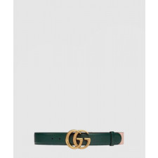 구찌 듀얼 G 가죽 패치 벨트 709985