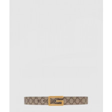 구찌 스퀘어 G 버클 리버 벨트 626974