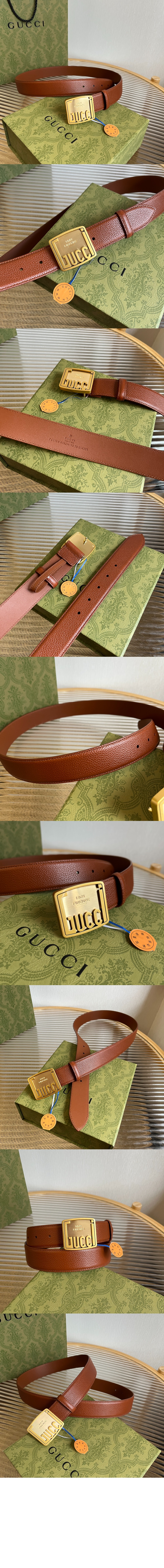 구찌 버클 벨트 760124