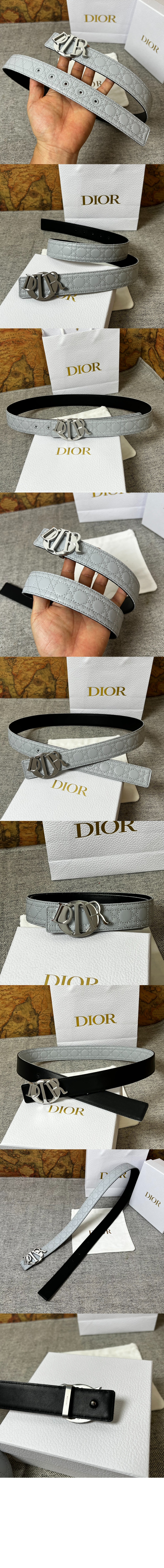 디올 양면 가죽 벨트 4800Z