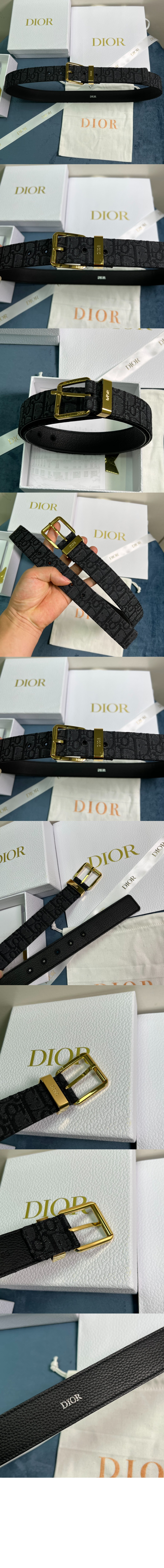 디올 자카드 벨트 4333P