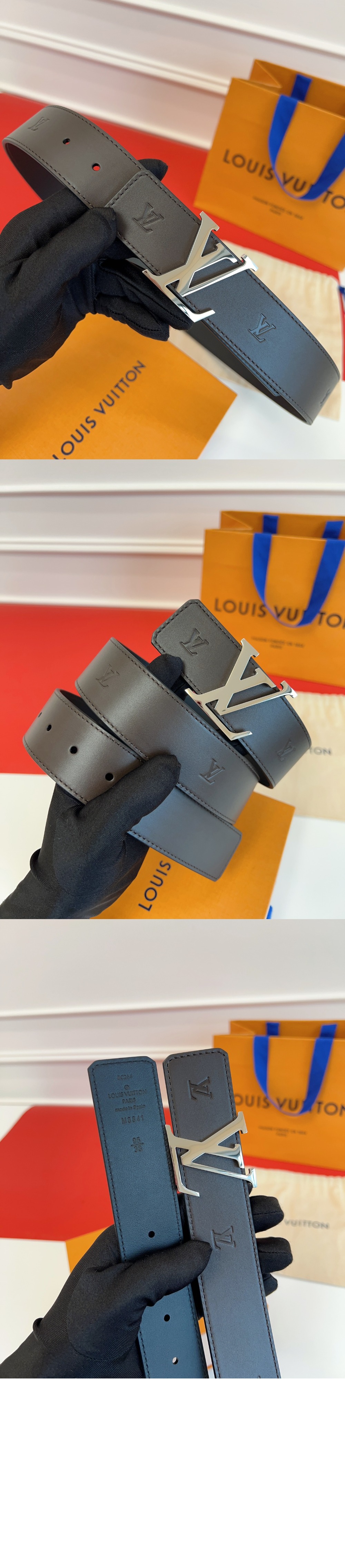 루이비통 이니셜 블라종 리버서블 벨트 M8841T