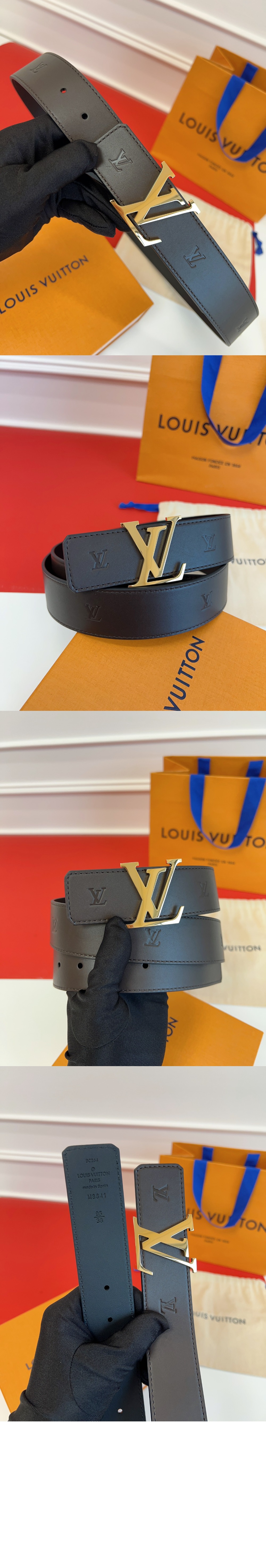 루이비통 이니셜 블라종 리버서블 벨트 M8841T