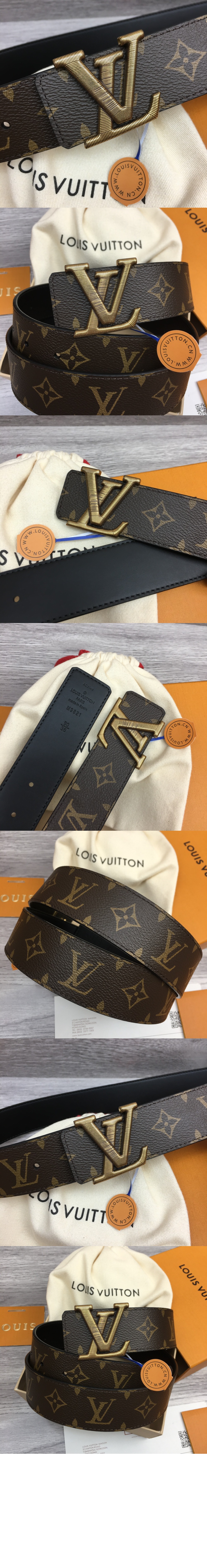 루이비통 스티치 리버서블 벨트 M8582T