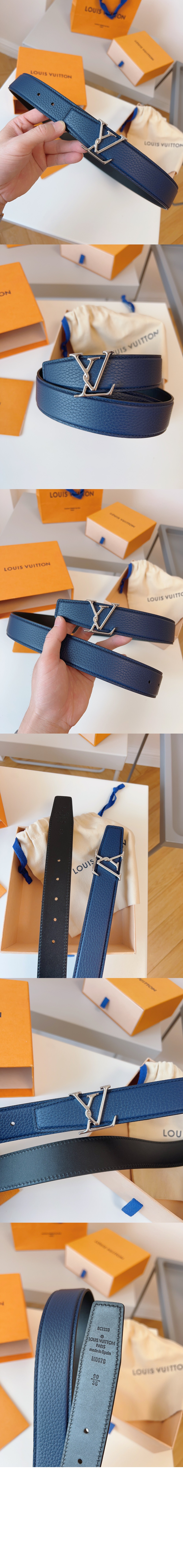 루이비통 양면 컬러 포인트 벨트 M0678T