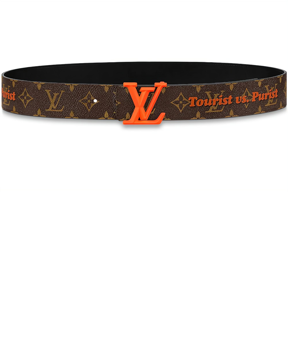 루이비통 오래된 레터링 그래피티 벨트 MP304V
