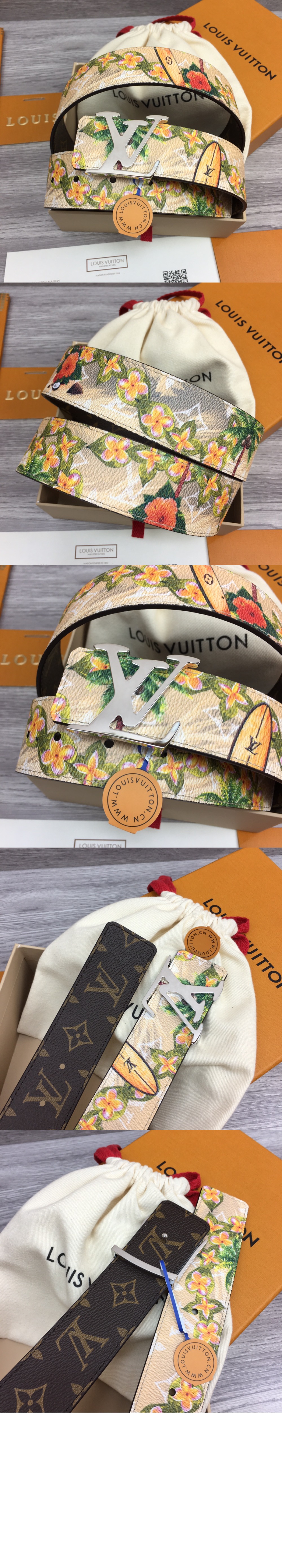 루이비통 양면 벨트 M8639T