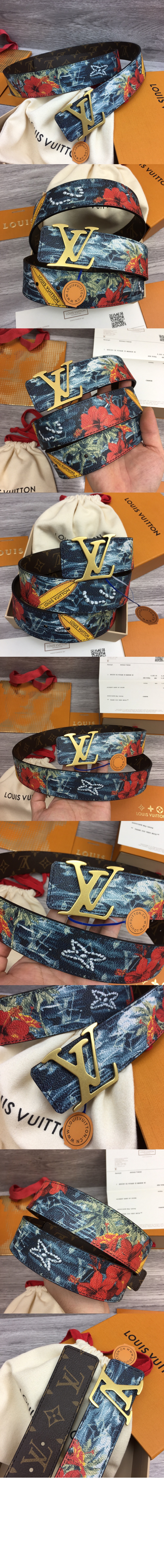 루이비통 양면 벨트 M8596T