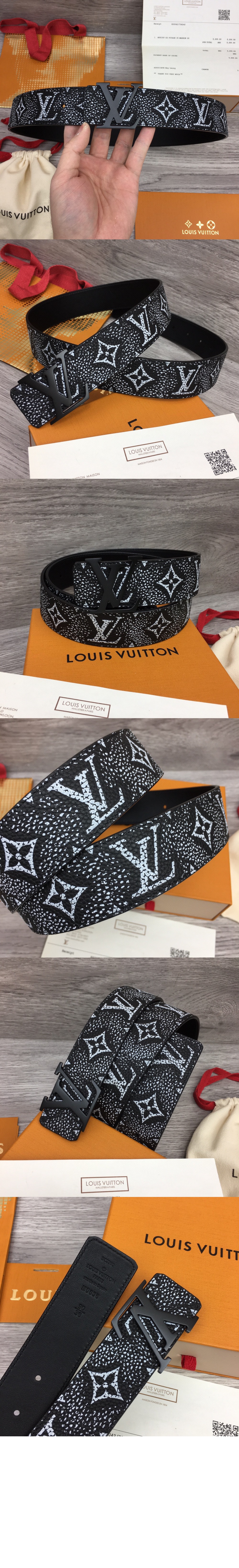 루이비통 매끄러운 버클 벨트 M0636U