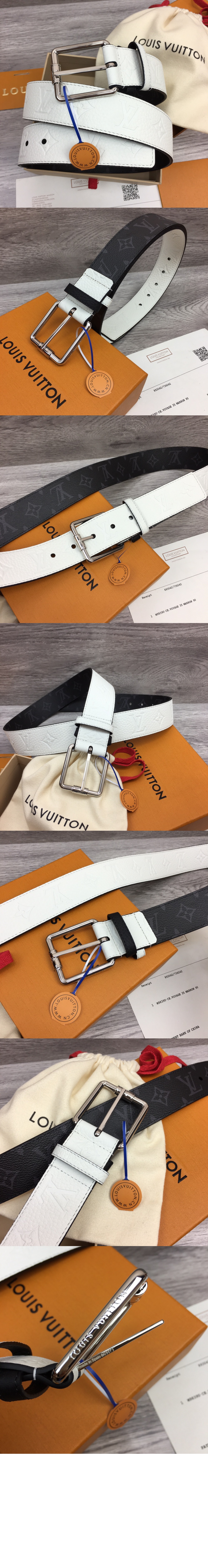 루이비통 플라워 로고 벨트 M8514U