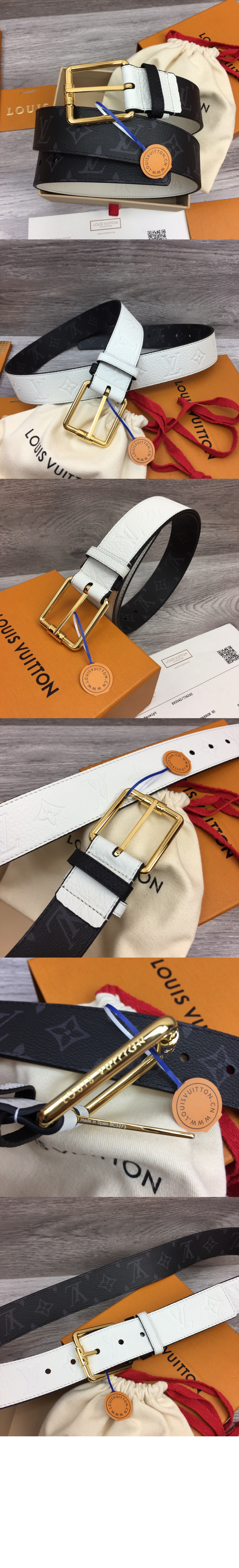 루이비통 플라워 로고 벨트 M8514U