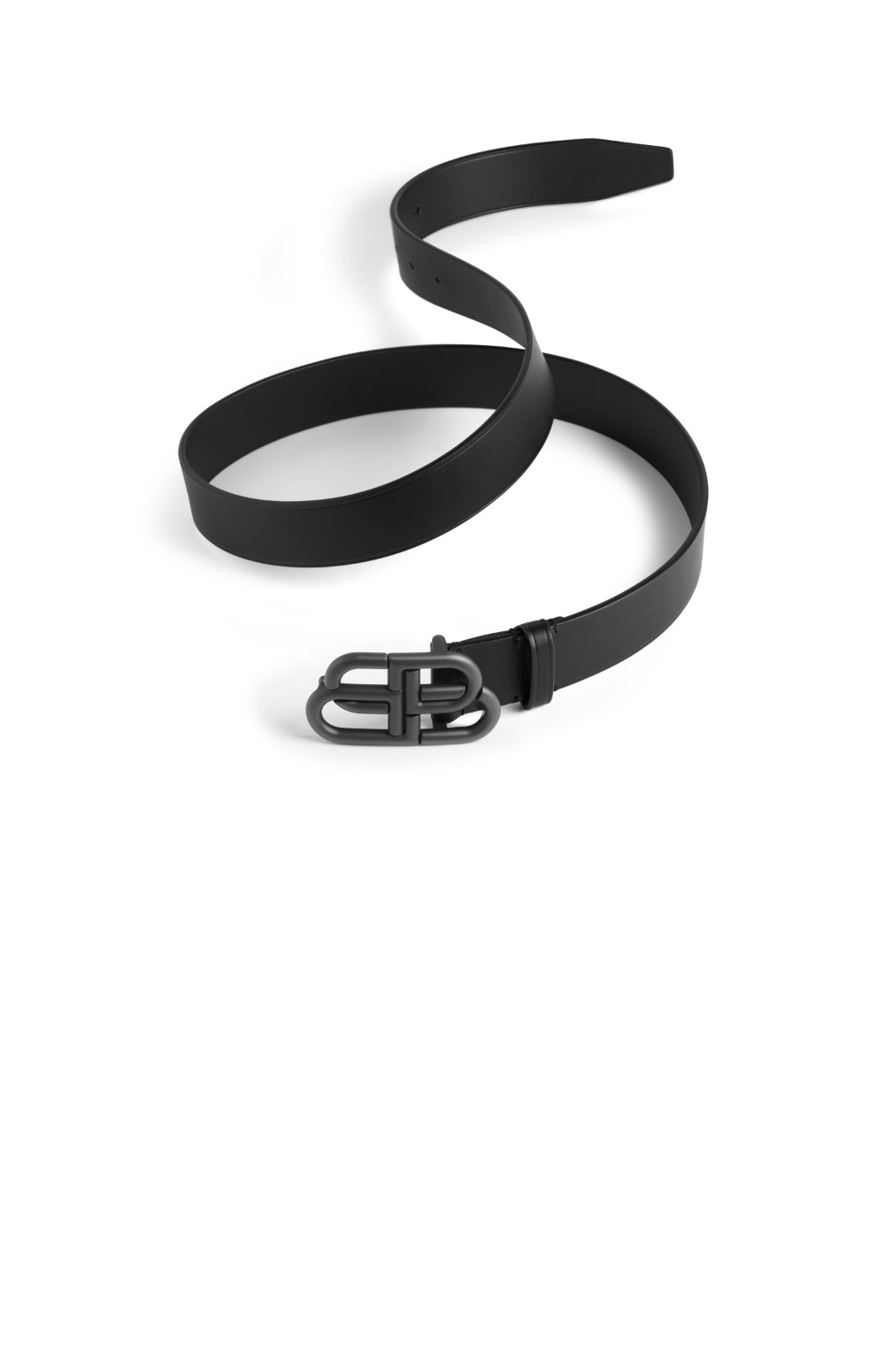 발렌시아가 BB 라지 벨트 블랙 570370