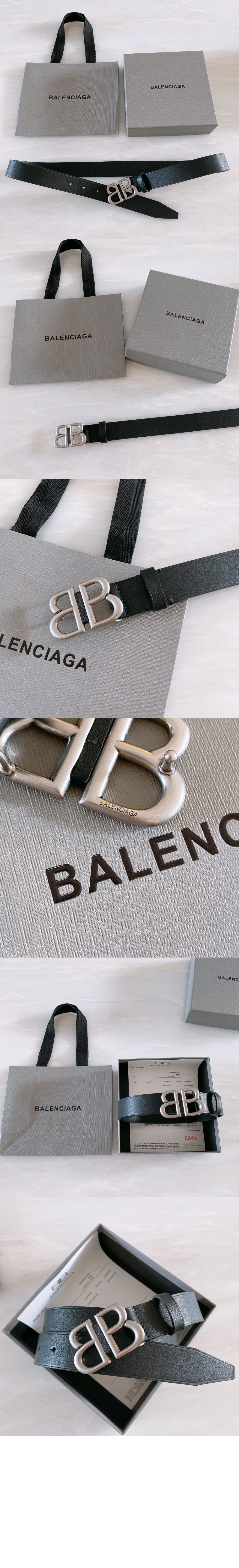 발렌시아가 해커 BB 대형 벨트 680453