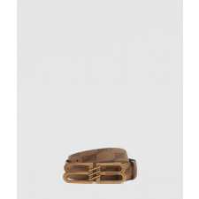 발렌시아가 BB 시그니처 코팅 캔버스 벨트 703098