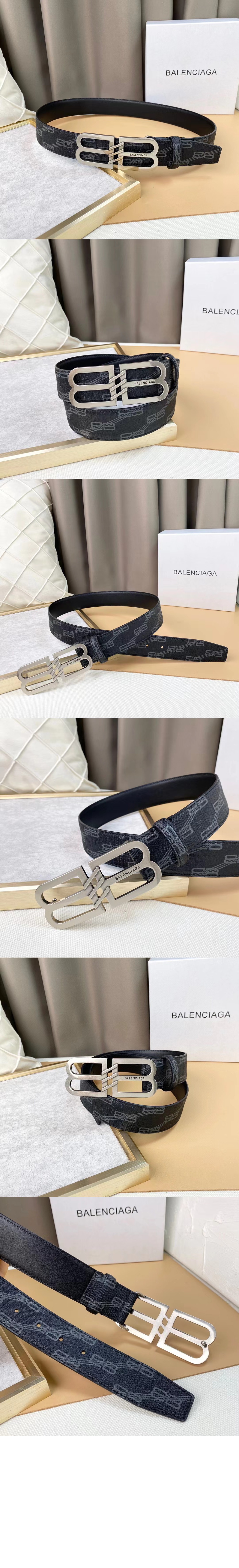 발렌시아가 BB EXTRA LARGE 벨트 674181